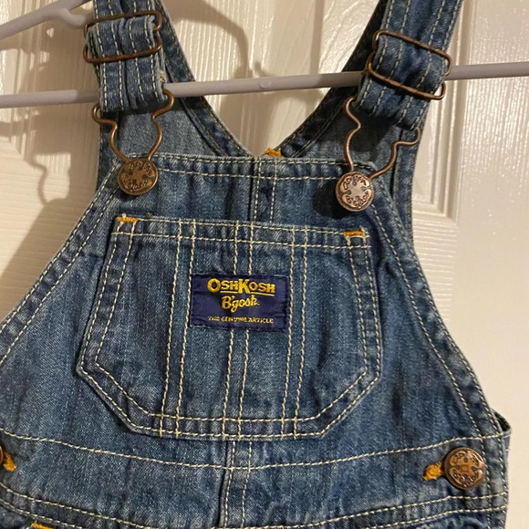 Oshkosh B’Gosh Denim Overalls  - 6 months - Picture 3 of 7